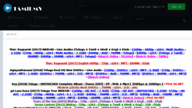 What Tamilmv.io website looked like in 2018 (6 years ago)