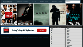 What Toptvshows.cc website looked like in 2018 (6 years ago)