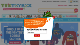 What Tystoybox.com website looked like in 2018 (6 years ago)