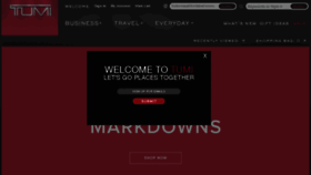 What Tumi.sg website looked like in 2018 (7 years ago)