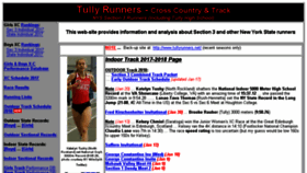 What Tullyrunners.com website looked like in 2018 (6 years ago)