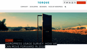 What Torquemag.io website looked like in 2018 (6 years ago)