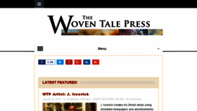What Thewoventalepress.net website looked like in 2018 (6 years ago)