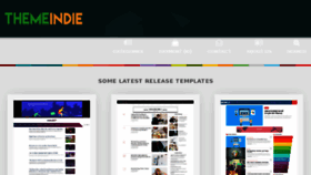 What Themeindie.com website looked like in 2018 (6 years ago)