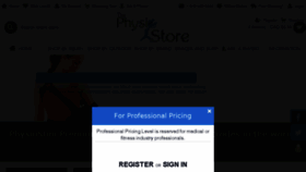 What Thephysiostore.com website looked like in 2018 (6 years ago)