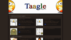 What Taagle.fr website looked like in 2018 (6 years ago)