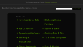 What Tophoverboardsforsale.com website looked like in 2018 (6 years ago)