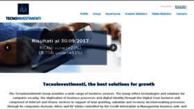 What Tecnoinvestimenti.it website looked like in 2018 (6 years ago)