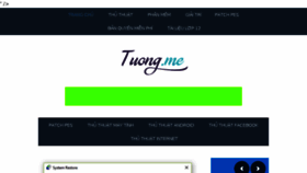 What Tuong.me website looked like in 2018 (6 years ago)