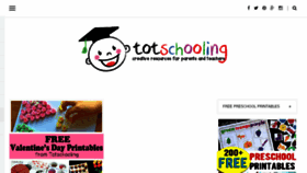 What Totschooling.net website looked like in 2018 (6 years ago)