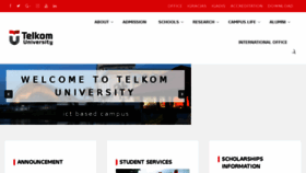 What Telkomuniversity.ac.id website looked like in 2018 (6 years ago)