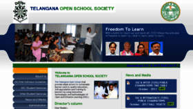 What Telanganaopenschool.org website looked like in 2018 (6 years ago)