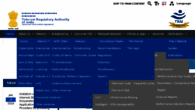 What Trai.gov.in website looked like in 2018 (6 years ago)