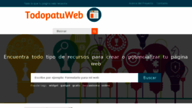 What Todopatuweb.net website looked like in 2018 (6 years ago)