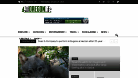 What Thatoregonlife.com website looked like in 2018 (6 years ago)