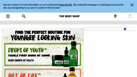 What Thebodyshop.com website looked like in 2018 (6 years ago)