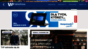 What Teleshow.pl website looked like in 2018 (6 years ago)