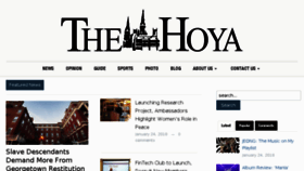 What Thehoya.com website looked like in 2018 (6 years ago)