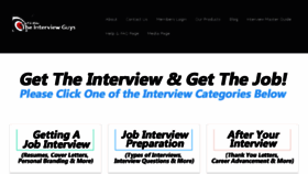 What Theinterviewguys.com website looked like in 2018 (6 years ago)