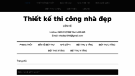 What Thietkethicongnhadep.net website looked like in 2018 (6 years ago)