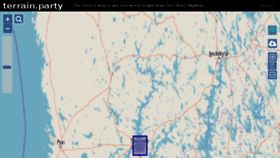 What Terrain.party website looked like in 2018 (6 years ago)