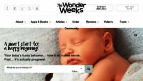 What Thewonderweeks.com website looked like in 2018 (6 years ago)