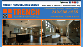 What Trenchflooring.com website looked like in 2018 (6 years ago)