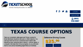 What Ticketschool.com website looked like in 2018 (6 years ago)