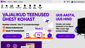 What Telia.ee website looked like in 2018 (6 years ago)