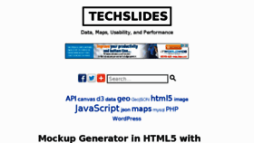 What Techslides.com website looked like in 2018 (6 years ago)