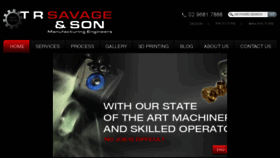What Trsavage.com.au website looked like in 2018 (6 years ago)