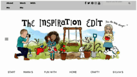 What Theinspirationedit.com website looked like in 2018 (8 years ago)