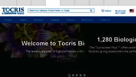 What Tocris.com website looked like in 2018 (6 years ago)
