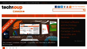 What Techsoupcanada.ca website looked like in 2018 (6 years ago)
