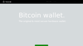 What Trezor.io website looked like in 2018 (6 years ago)