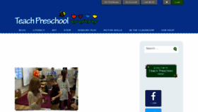 What Teachpreschool.org website looked like in 2018 (6 years ago)