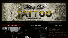 What Tattooalley.com website looked like in 2018 (6 years ago)