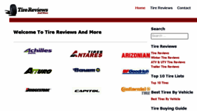 What Tirereviewsandmore.com website looked like in 2018 (6 years ago)