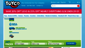 What Toyco.co.nz website looked like in 2018 (6 years ago)