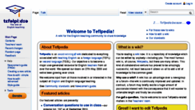 What Teflpedia.com website looked like in 2018 (6 years ago)