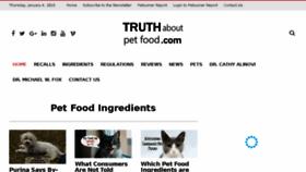 What Truthaboutpetfood.com website looked like in 2018 (6 years ago)