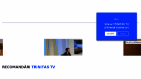 What Trinitas.tv website looked like in 2018 (6 years ago)