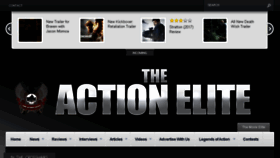 What Theactionelite.com website looked like in 2018 (6 years ago)