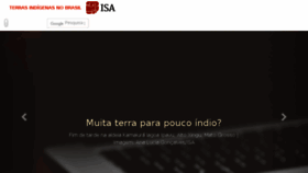What Terrasindigenas.org.br website looked like in 2018 (6 years ago)