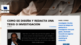 What Tesiseinvestigaciones.com website looked like in 2018 (6 years ago)