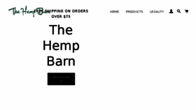 What Thehempbarn.com website looked like in 2018 (6 years ago)