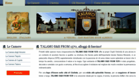 What Talamoaffittacamere.it website looked like in 2018 (6 years ago)