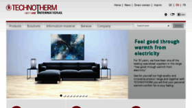 What Technotherm.de website looked like in 2018 (6 years ago)