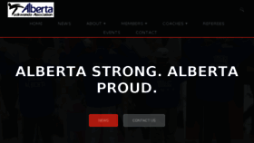 What Taekwondoalberta.com website looked like in 2018 (6 years ago)