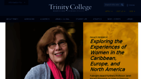 What Trincoll.edu website looked like in 2018 (6 years ago)